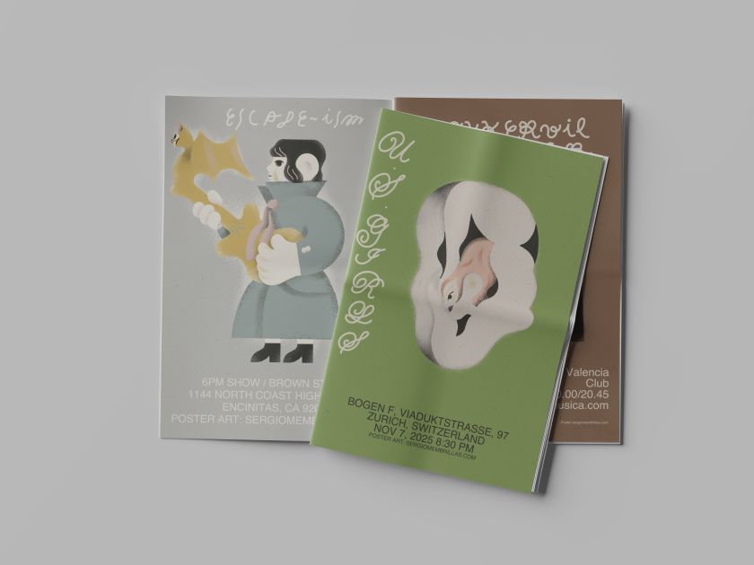 Sergio Membrillas turns a year of gig posters into a collectible newspaper