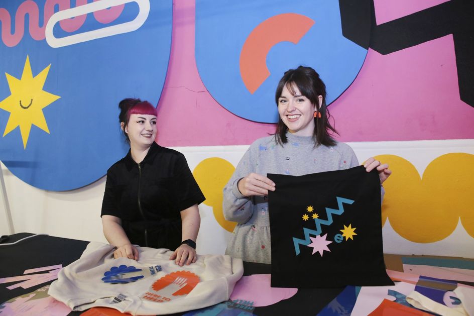 Sara Jane Gillespie from BADBISHDESIGN and Kate Harvey. Photography by [Kathryn Rattray](https://www.kathrynrattray.com/)