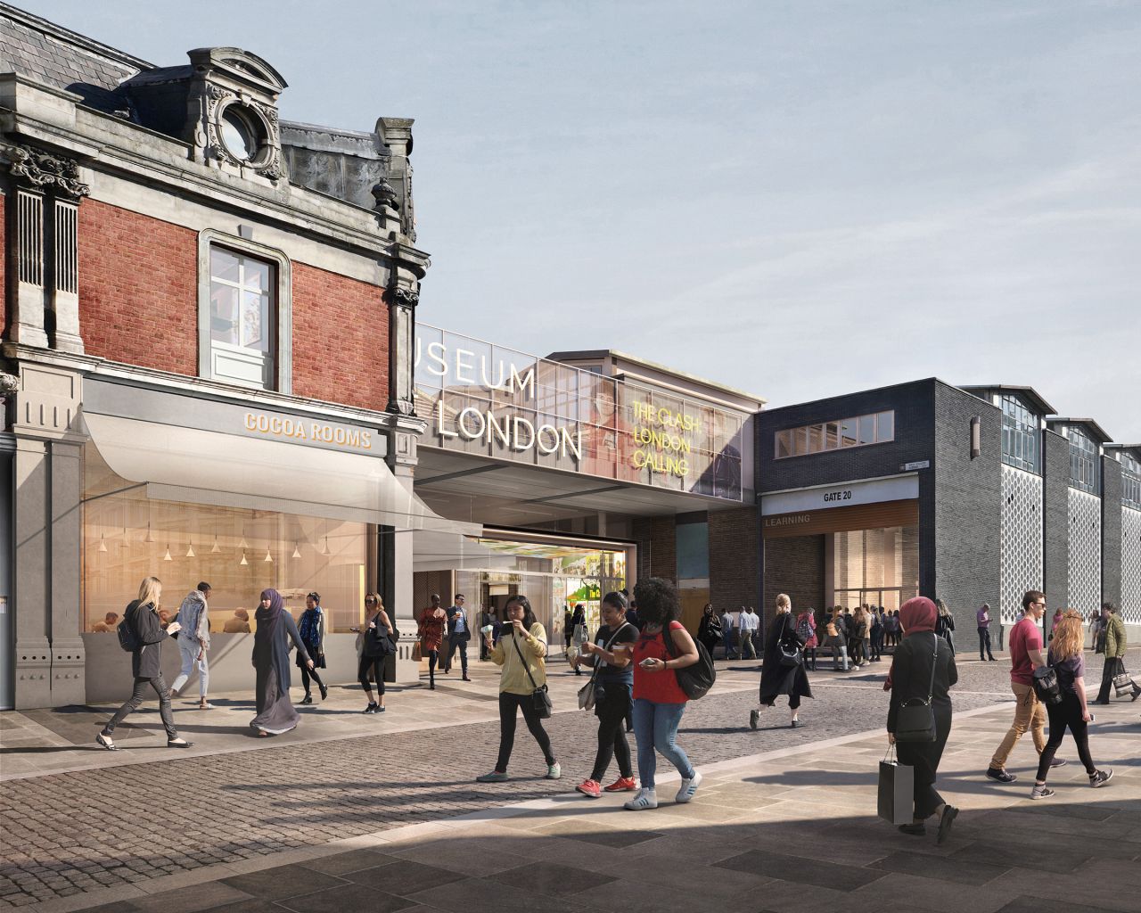 Proposed West Poultry Ave Entrance © Secchi Smith