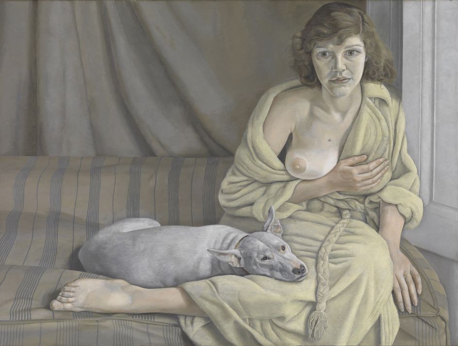 Lucian Freud (1922-2011) Girl with a White Dog 1950-1 Oil paint on canvas, 762 x 1016 mm © Tate