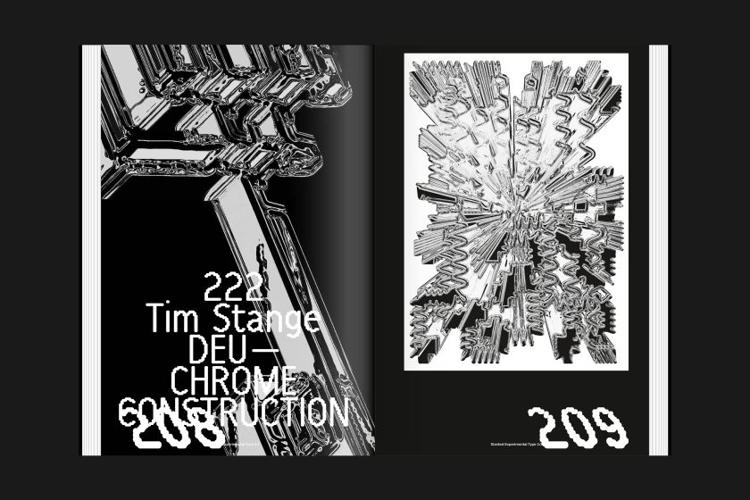 Slanted Experimental Type 3.0 pushes the limits of typography