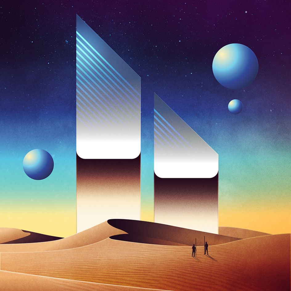 NeoWave: Abstract landscapes and giant monuments inspired by