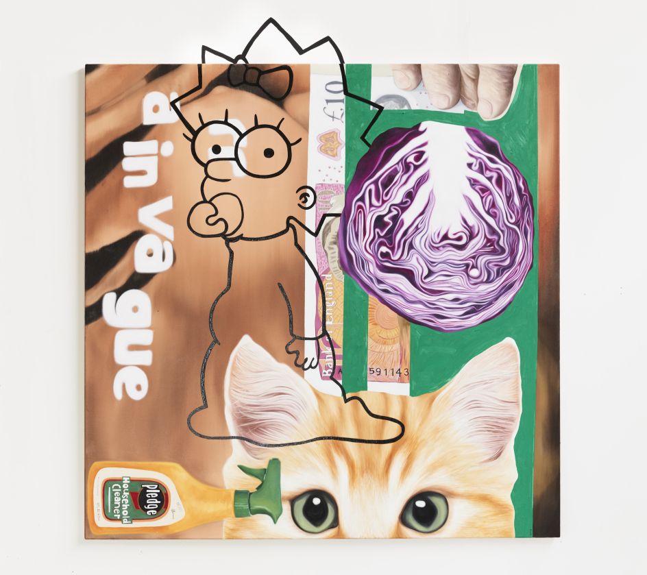 Bex Massey, Jane, oil, acrylic and enamel on linen, 2019