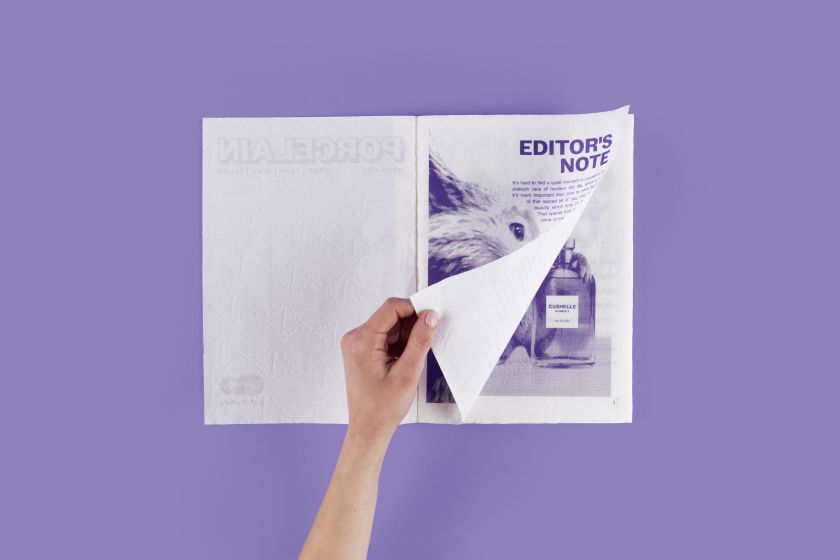 Cushelle made the world's first magazine out of toilet paper, and yes, you can flush it