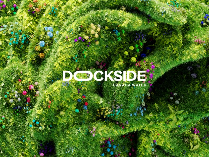 SomeOne designs an identity for Canada Water Dockside that encourages self discovery