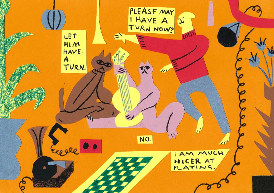 Hugo Bilton, Poster for Chalkpit Records, 2021