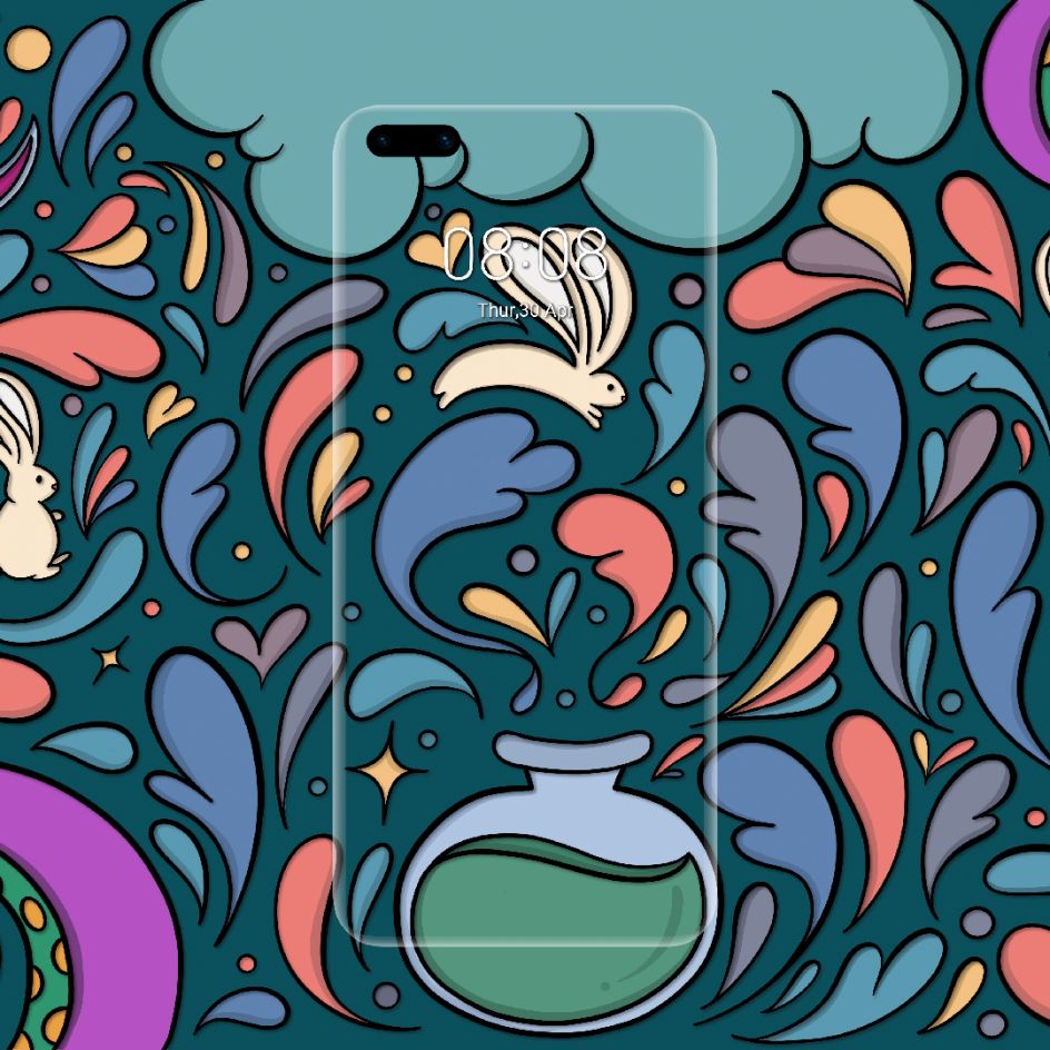 Huawei Theme by [Grace Frösén](https://www.instagram.com/gracecallidesigns/)