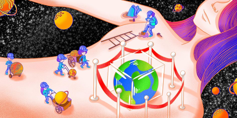 Feixue Mei likes to deconstruct boundaries in her work