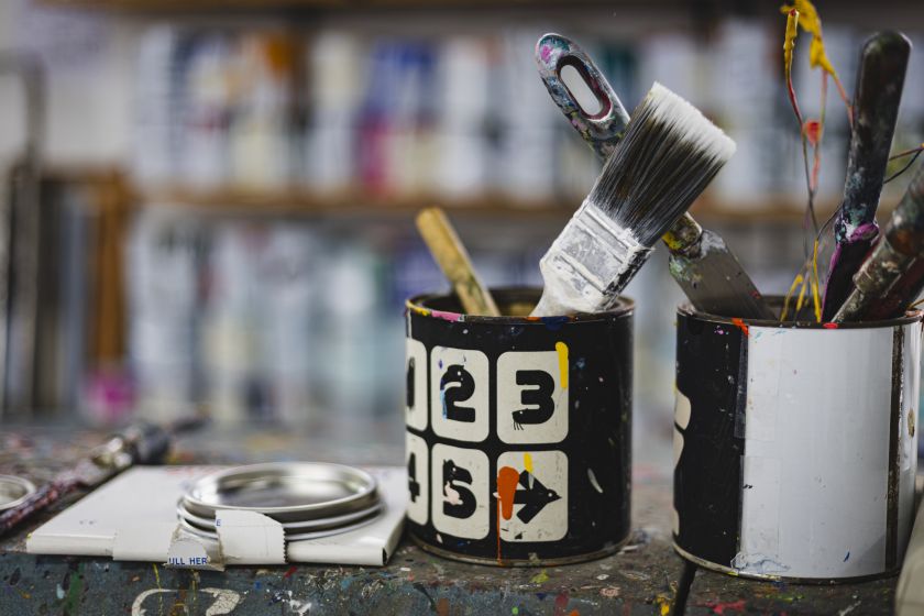 Anthony Burrill uses typography to visualise the work of rock's greatest drummers