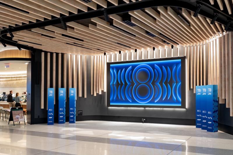 Applied Design gives JFK's Terminal 8 a brand that's unmistakably New York