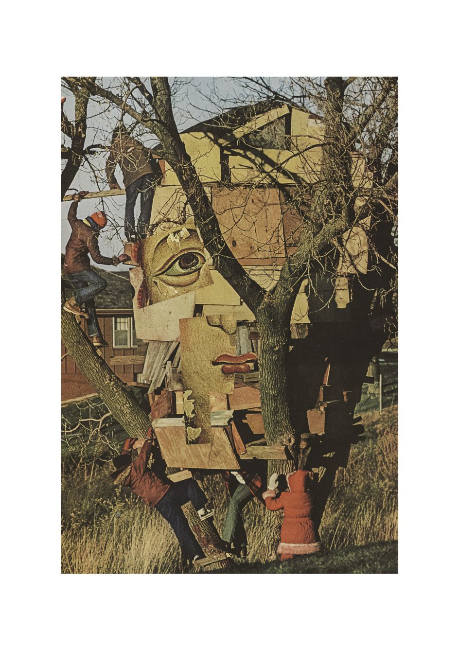 Willems' final image is an imaginative reinterpretation of Eggertson's geometric stylings