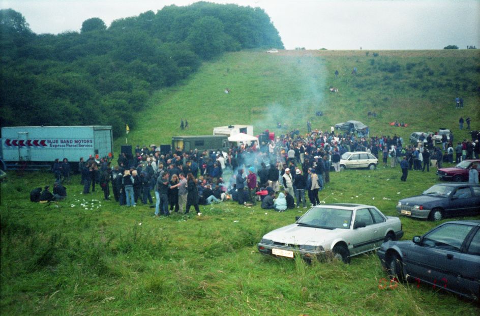 Party in a quarry, near Brighton 2000 © Seana Gavin