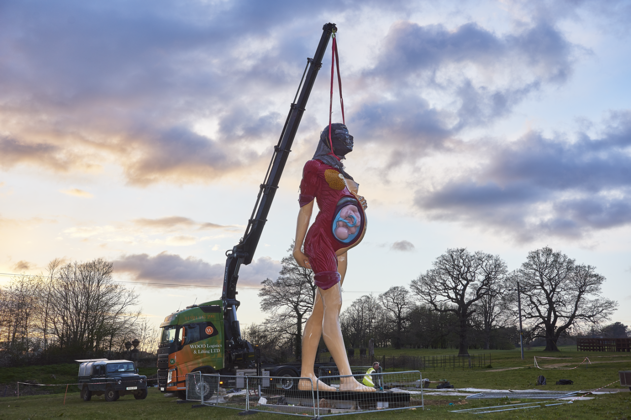 Damien Hirst, The Virgin Mother, 2005-2006. Photographed by Prudence Cuming Associates. © Damien Hirst and Science Ltd. All rights reserved, DACS 2019