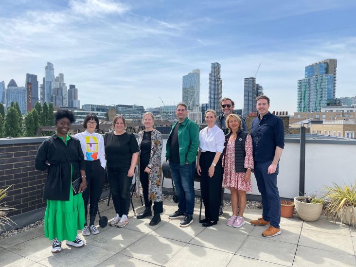 The Packaging Design judges, from left-right: Andrea Maloney Richards, Creative Director at Andrea Maloney Design; Yeonju Yang, Creative Director at Yard Studio; Emma Follett, Chief Creative Officer at Design Bridge London; Brigitte Ritchie, Senior Designer at Jones Knowles Ritchie; Vincent Villeger, Packaging Designer at Vincent Villeger; Susanna Nygren Barrett, Creative Director at The Studio; Borja Borrero, Executive Director at Interbrand Madrid; Sylvia Vitale Rotta, CEO at Team Creatif; Donal Keenan, D&AD Awards Director