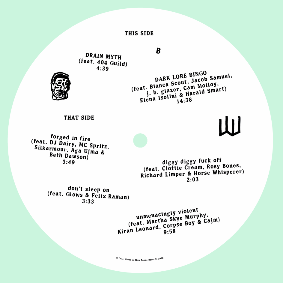 Late Works: Of Noise, B side sticker