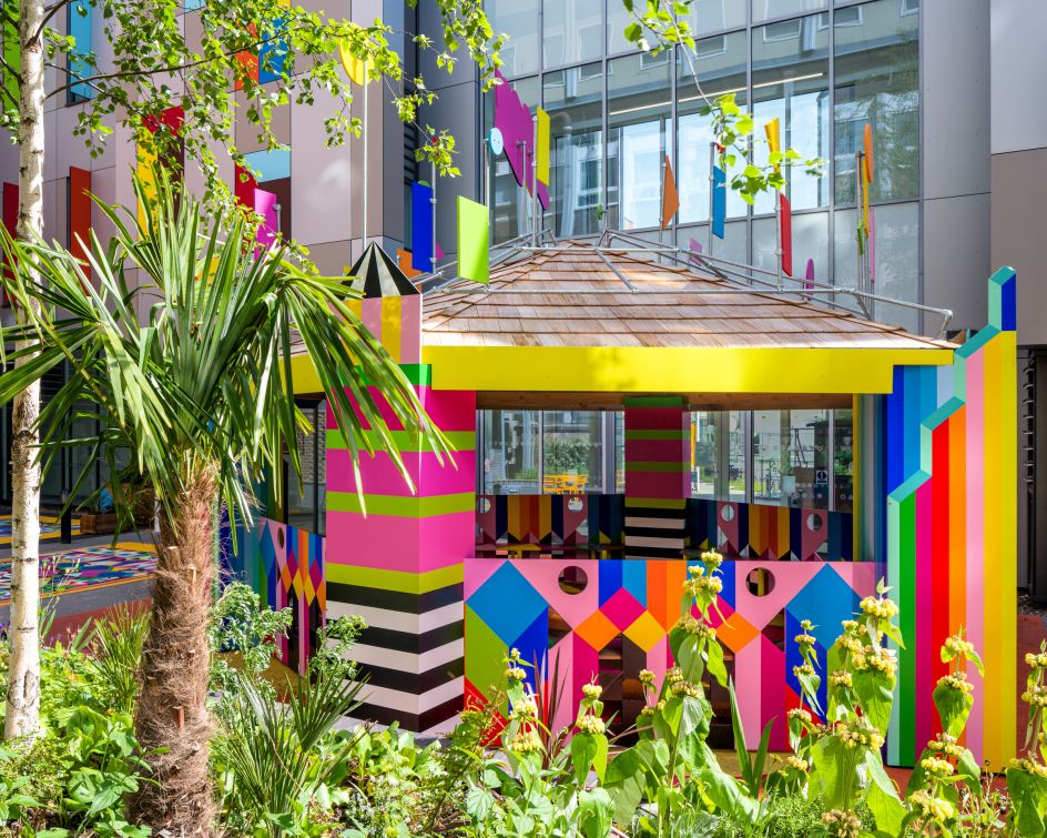 Joy Garden © Morag Myerscough. Photography: Gareth Gardner
