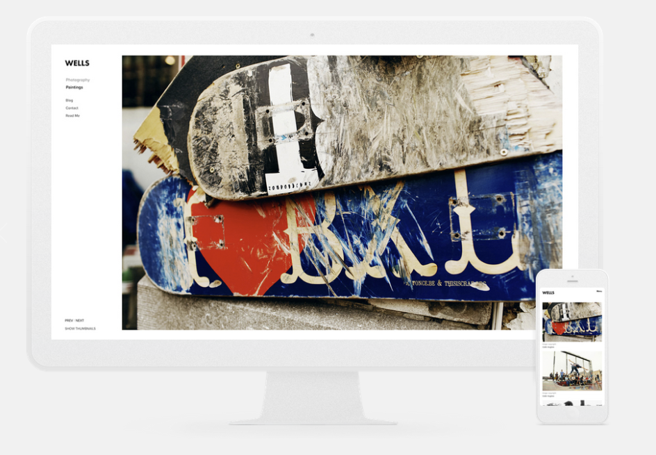 [Wells](http://www.squarespace.com/templates/?q=wells), a portfolio template from Squarespace