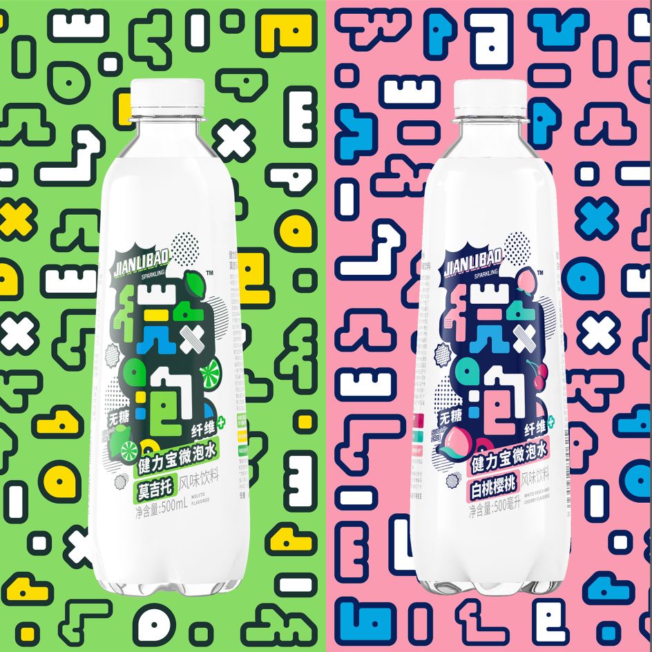 ianlibao Wepop Sugar-free Sparkling Water by Tiger Pan. Silver A' Design Award Winner in the Packaging Design Category, 2019-2020.