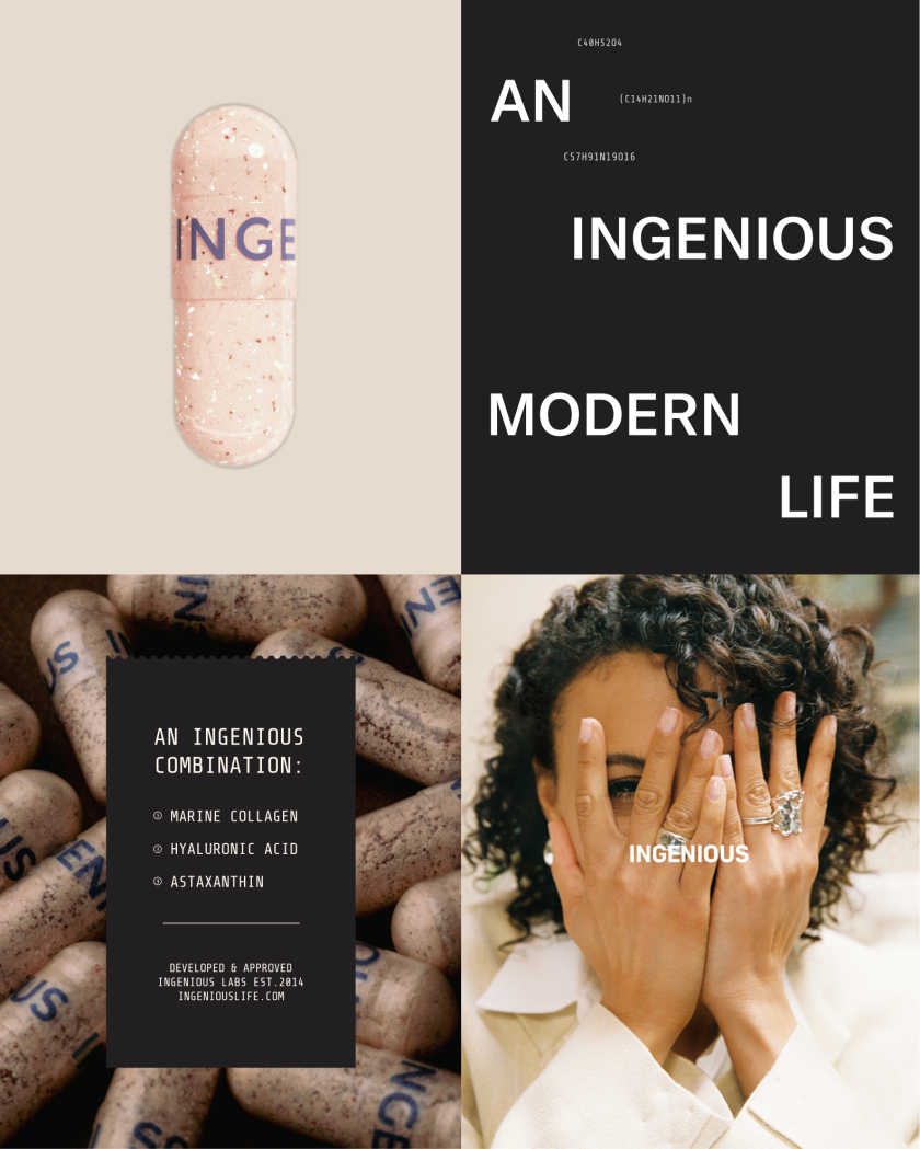 Unfound goes beyond superficial stereotypes for collagen brand Ingenious