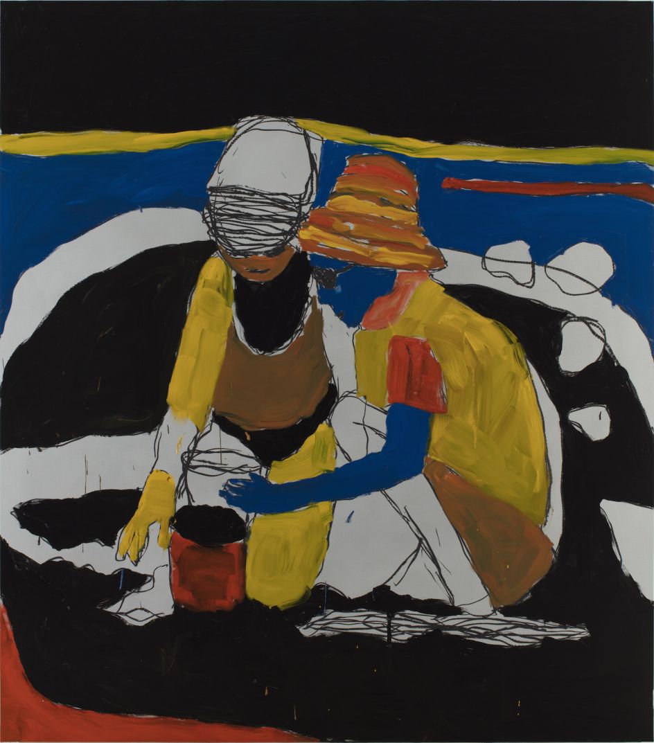 Sean Scully Madonna Triptych B, 2019