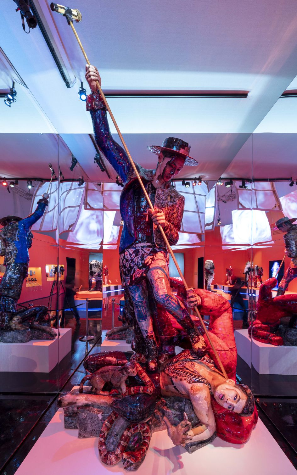 Installation image, Hallyu! The Korean Wave at the V&A Ⓒ Victoria and Albert Museum, London