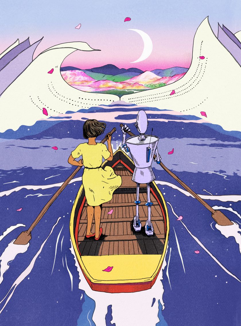 Qianhui Yu's surreal and inspirational illustrations shine a spotlight on social problems
