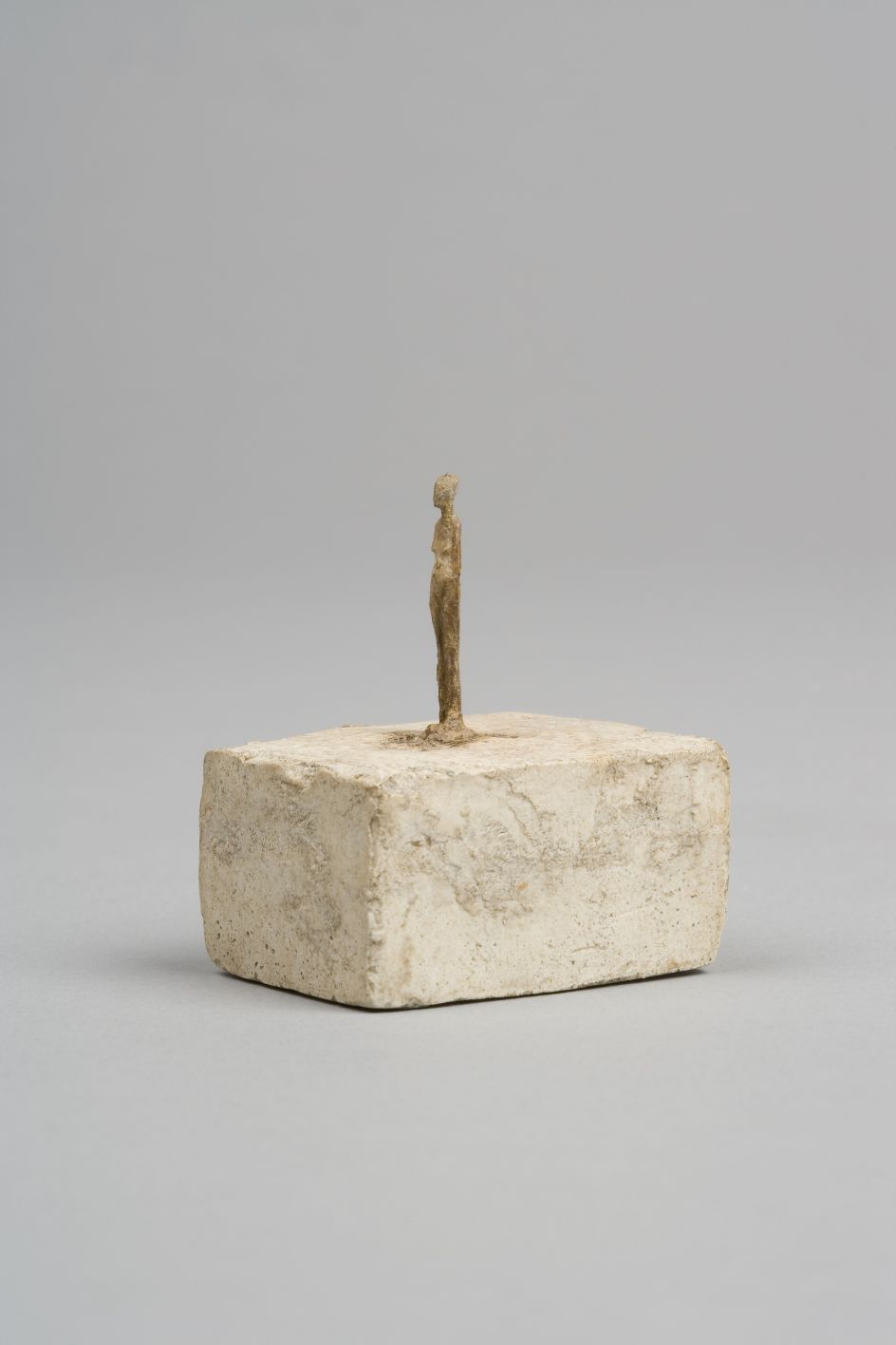 Very Small Figurine  c.1937-1939 Plaster, traces of colour 4.5 x 3 x 3.8 cm Collection Fondation Alberto et Annette Giacometti, Paris © Alberto Giacometti Estate, ACS/DACS, 2017