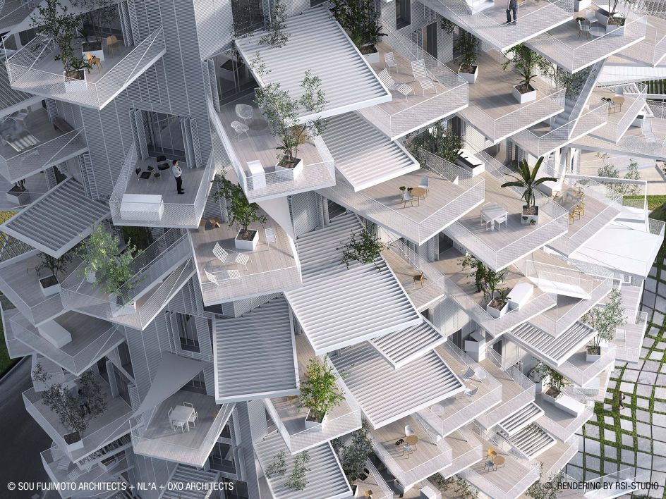 L'Arbre Blanc by Sou Fujimoto. Credit SFA+NLA+OXO+RSI