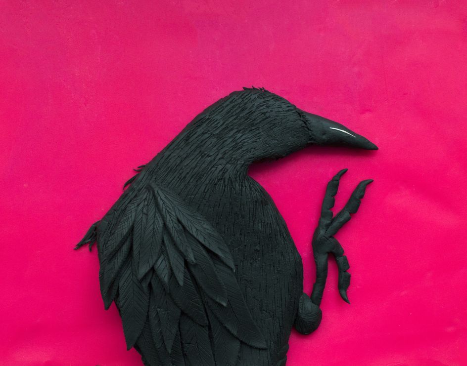 Original photograph: Erimo Cape, 1976, from ‘Solitude of Ravens’ by Masahisa Fukase rendered in Play-Doh © Eleanor Macnair