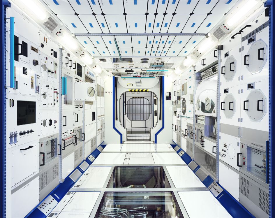 Full-scale model of an ISS module (Airbus Defence and Space, Bremen @ Edgar Martins