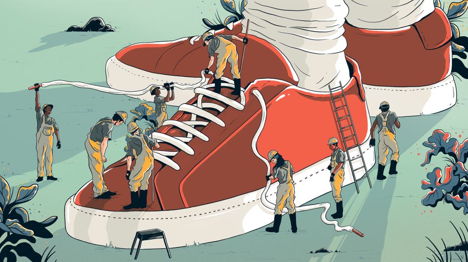 Shoe Lacing Guide for Mr Porter © Luke Brookes