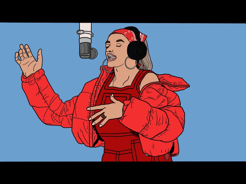 Mahalia for the series, Colors