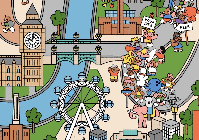 Dan has started populating his map.