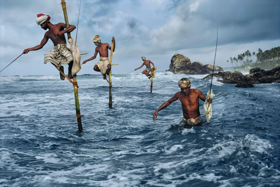 Steve McCurry - 'Fishing Men in Sri Lanka'￼￼￼￼￼