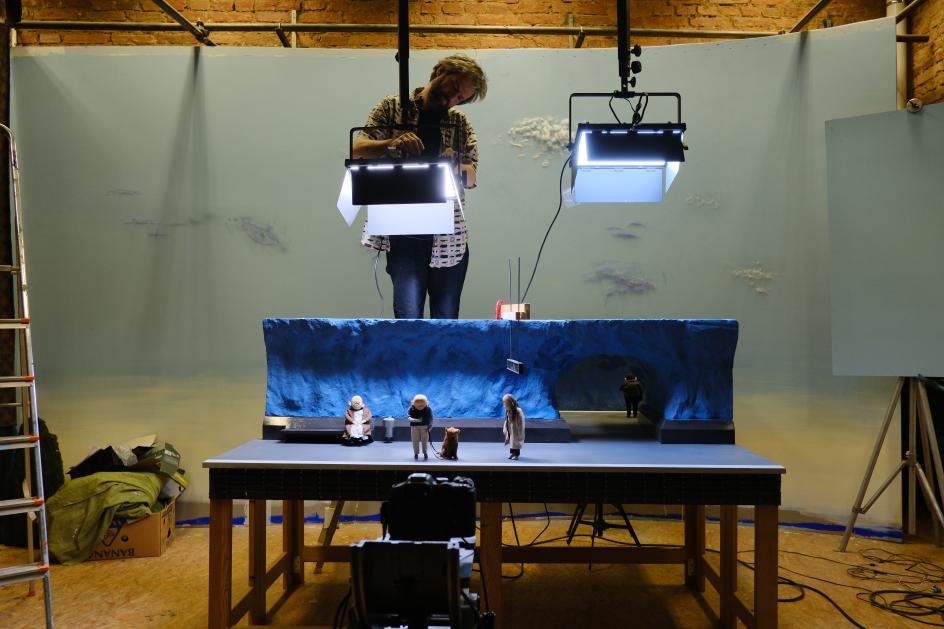 BTS from the filming of Please. Photography by Donna Wade