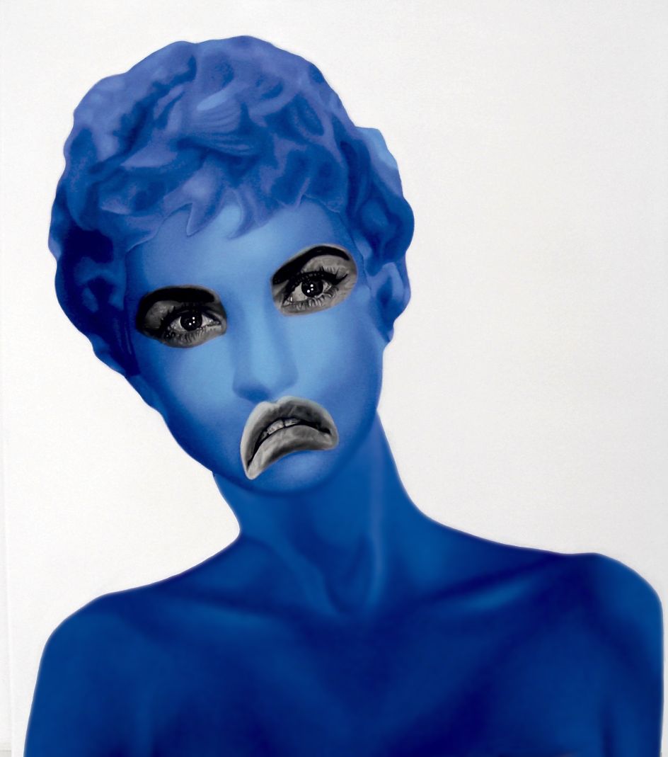 Blue Janet, oil on canvas, 70x80cm © Teiji Hayama