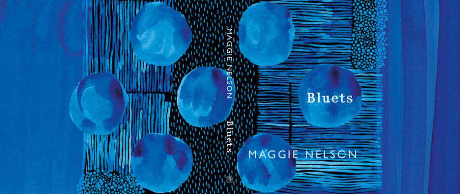 Book Cover Design Award, Suzanne Dean, Bluets, published by Jonathan Cape