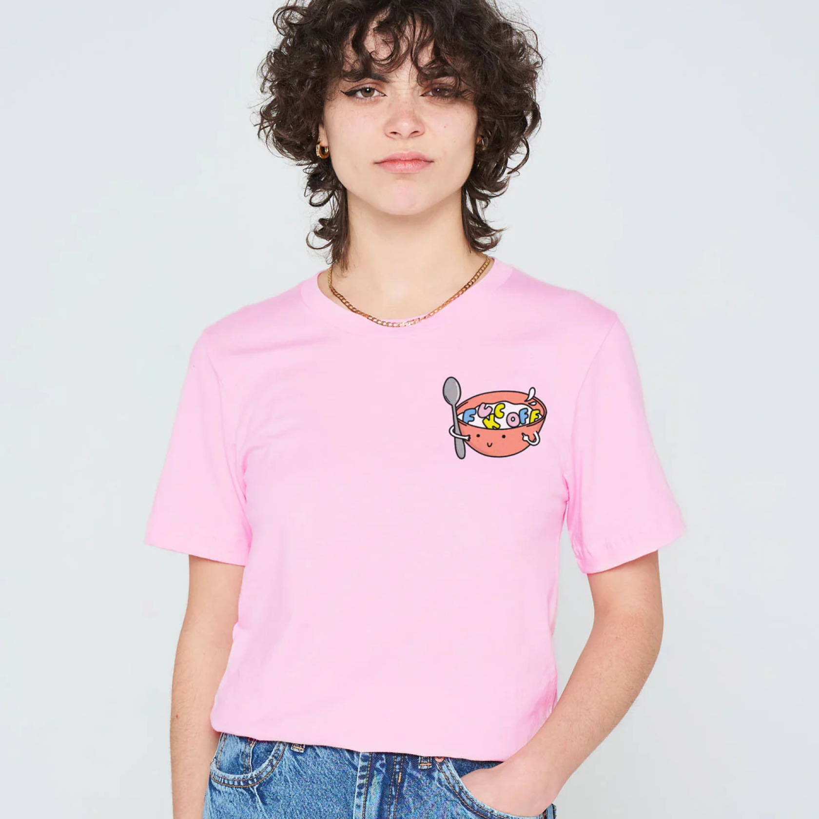 Rude Cereal Embroidered T-Shirt
