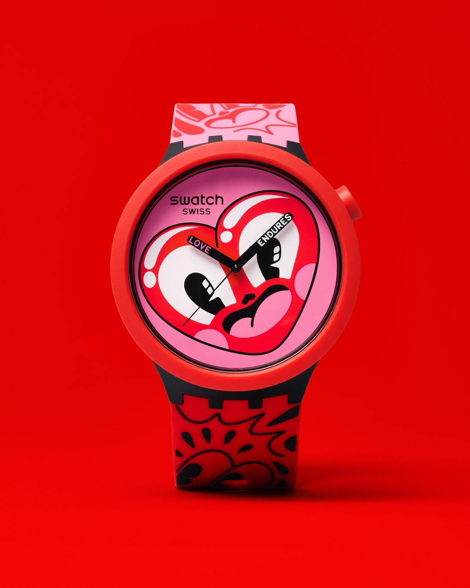 Hattie Stewart Swatch watch