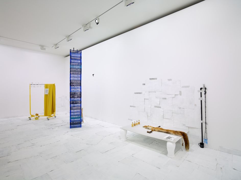 Sophie Jung, Come Fresh Hell or Fresh Hell Water, Installation View, 2017, Courtesy the artist and BlainSouthern, Photo Peter Mallet