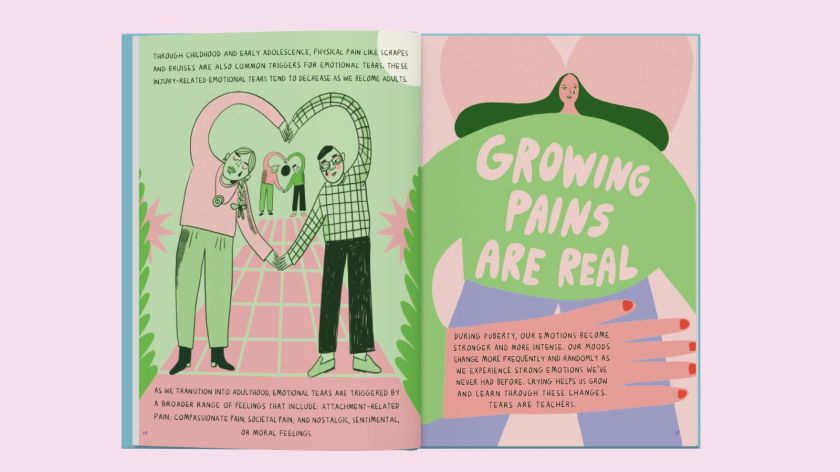 Pepita Sandwich delves into the significance of crying in her new beautifully illustrated book