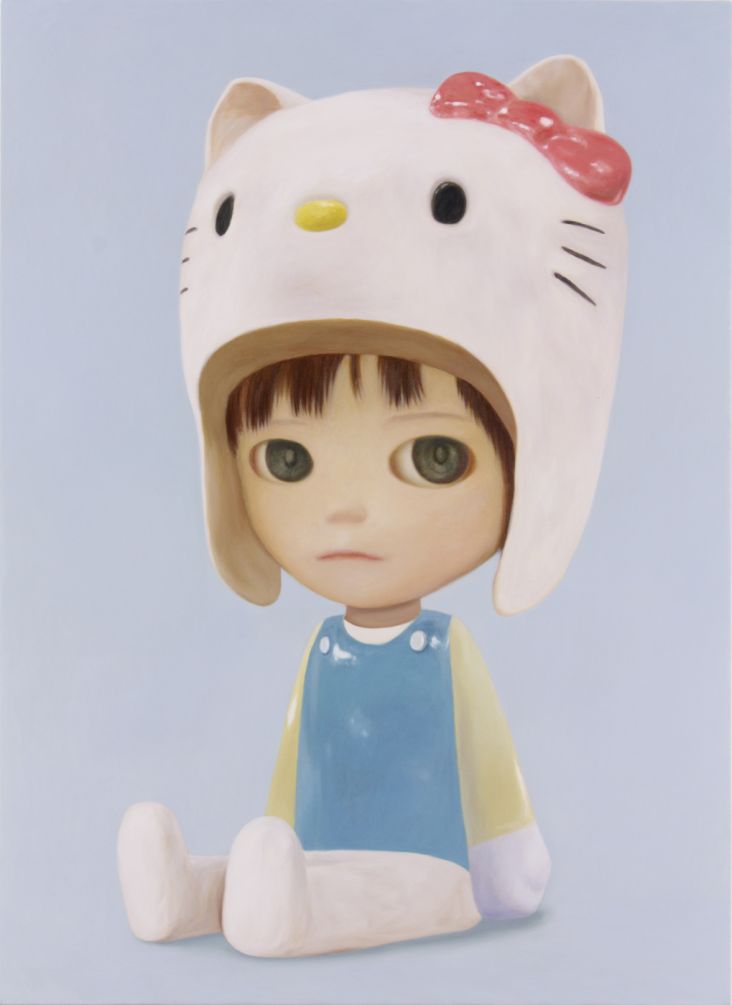 Mayuka Yamamoto ‘Kitty Boy’ (oil on canvas, 39.4 x 28.6 inches)