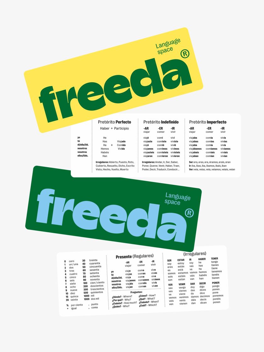 A new identity for Barcelona language school Freeda