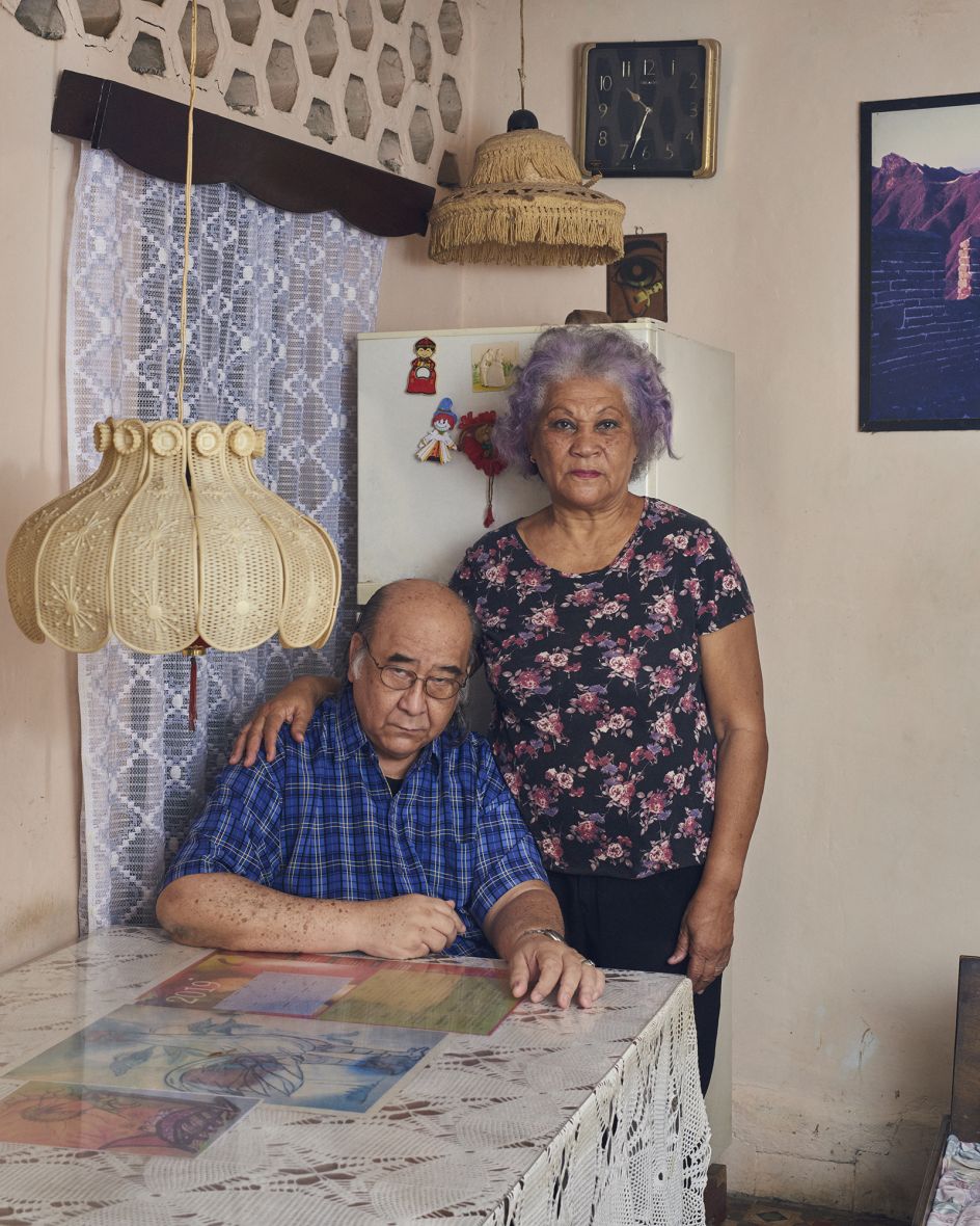 Felipe Alfonso and his wife Nélida, at their house in Calle Lealtad, Habana, Cuba, 2019 © Sean Alexander Geraghty