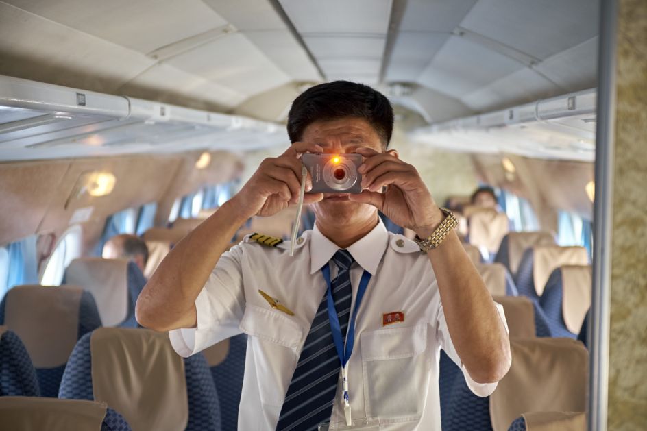 Pilot taking a picture of the photographer