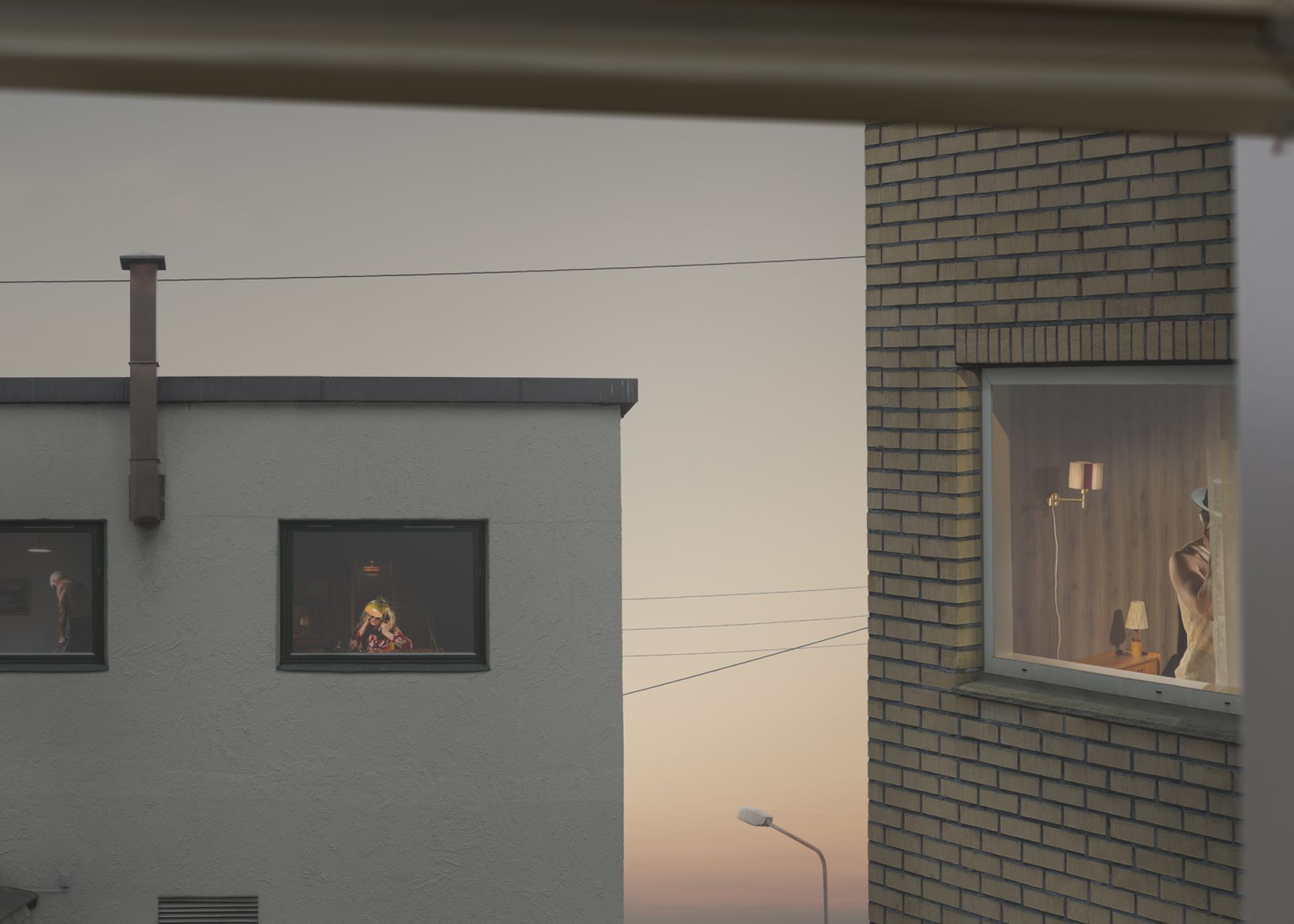 Behind the Curtains Voyeuristic photo series peeps into people's