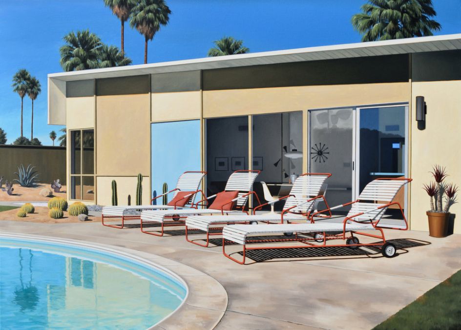 Racquet Club Estates Lounging. © Danny Heller