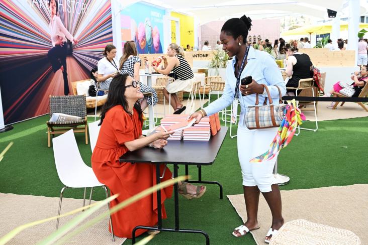 Bonnie Wan at Cannes Lions. Images courtesy of Cannes