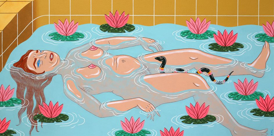 Paintings up to 15-feet in size as well as sculptures will be on display at Hard Pressed