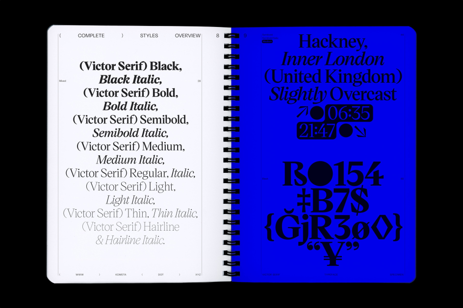 Victor Serif by Christian Jansky